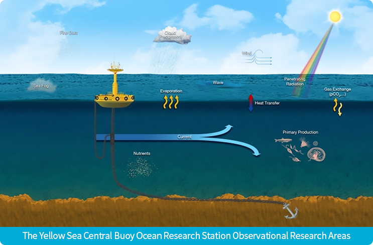 The Yellow Sea Central Buoy Ocean Research Stations Observational Research Areas
